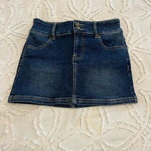 COPY - Jean Mini Skirt- Aritiza